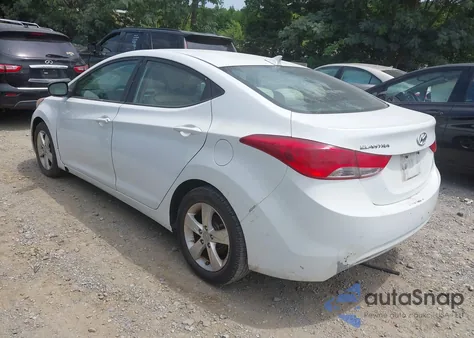 2012 Hyundai Elantra Gls from USA, damaged, VIN 5NPDH4AE3CH113864
